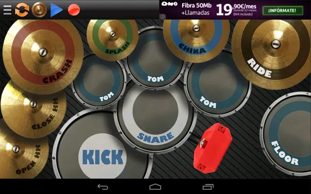 REAL DRUM Electronic Drum Set android App screenshot 4